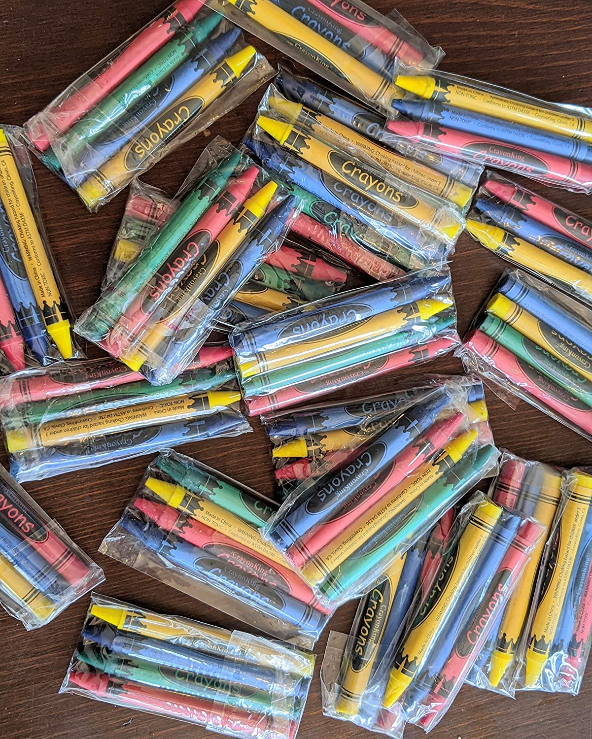 4 Pack Crayons in Cello Bag — CrayonKing