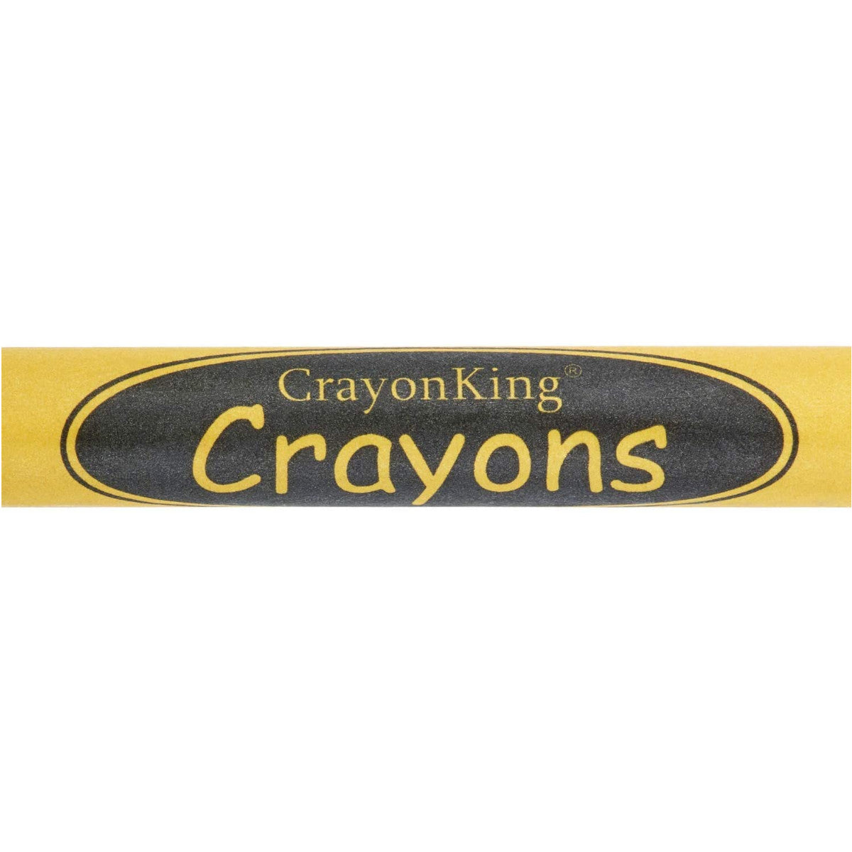 Photo showing the CrayonKing logo and the word crayons.